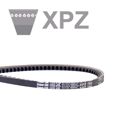 Courroie trapézoïdale étroite Ultra Plus CRE profil étroit moulé cranté à flancs nus XPZ
